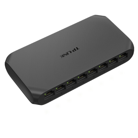 TP-LINK 8口千兆交换机 企业级交换器 监控网络网线分线器 分流器 兼容百兆 TL-SG1008U