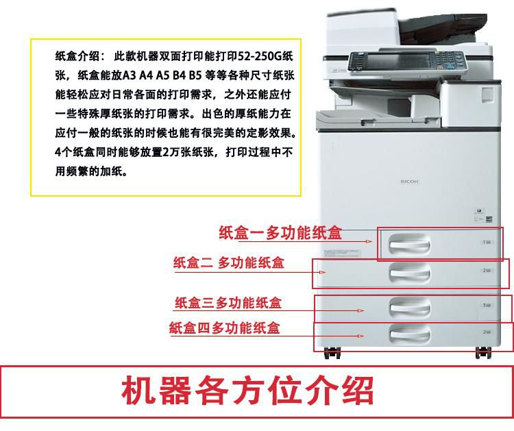 理光MP C3003C3503C4503C5503复印机租赁出租(图7)