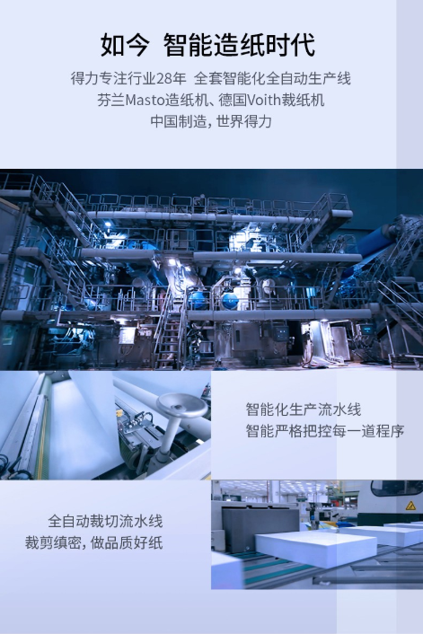 得力 A3复印纸打印纸70g办公用纸学生用多功能双面a3白纸草稿纸2000张整箱办公用品批发 A3-70g整箱/2000张 A3(图3)